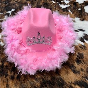 Pink cowboy hat